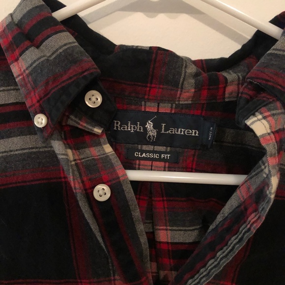 Ralph Lauren Plaid Flannel Button Down - Picture 3 of 3
